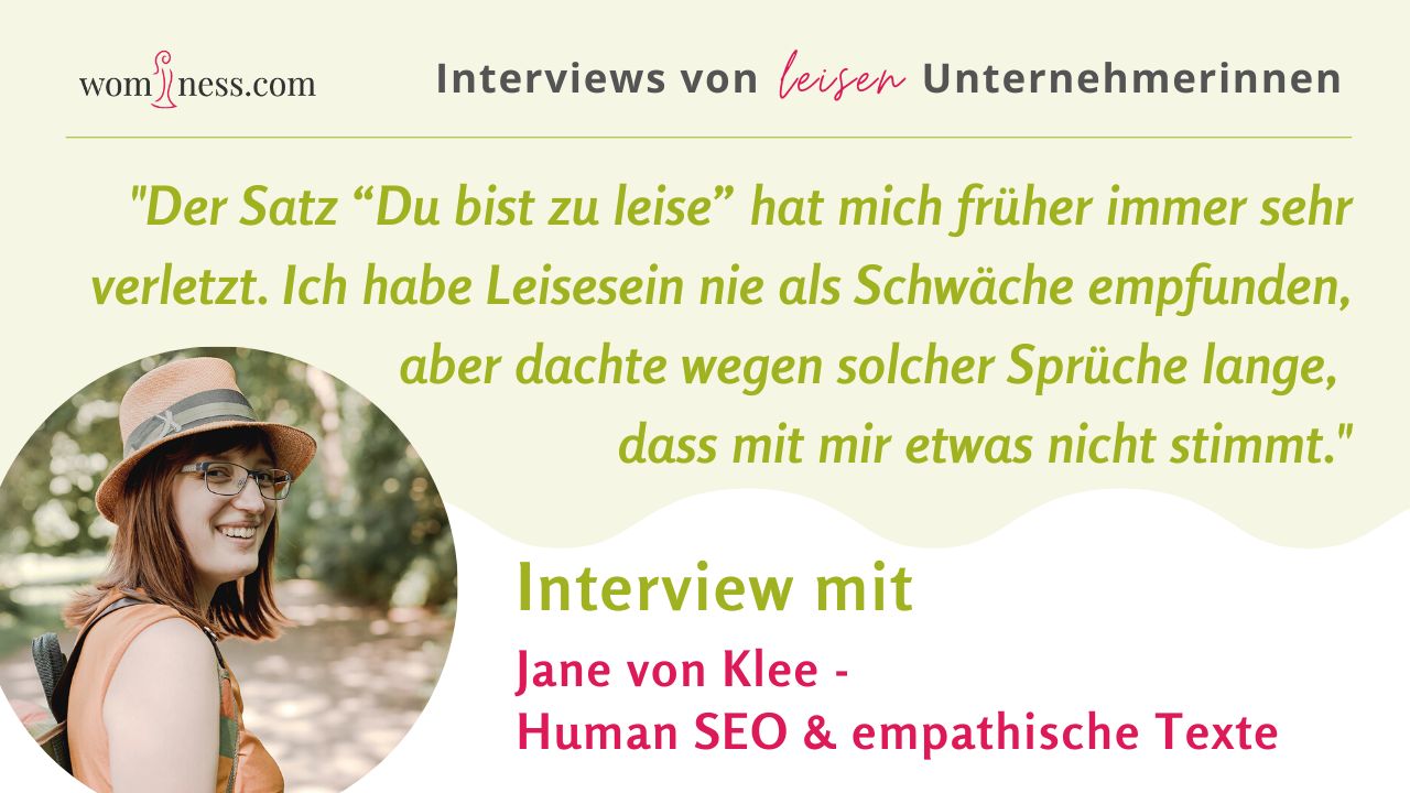 interview-mit-jane-von-klee-human-seo-empathische-texte-leise-introvertierte-unternehmerinnen
